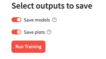 save models and plots